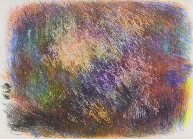 河野竜司 | 「無題」 | 紙、水性ボールペン | 38.0x54.0cm