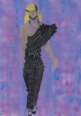 「黒いドレスの女」