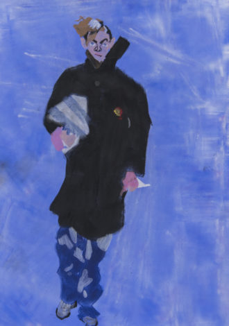 「黒いコートの男」