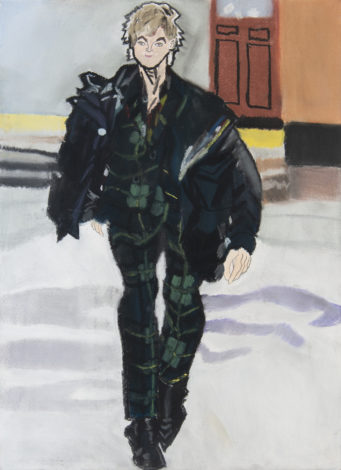 「くろいコートの男」