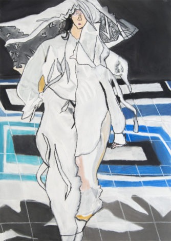 「しろいふくの女」