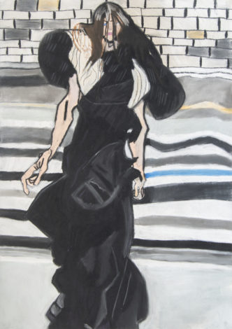 「くろいふくの男」